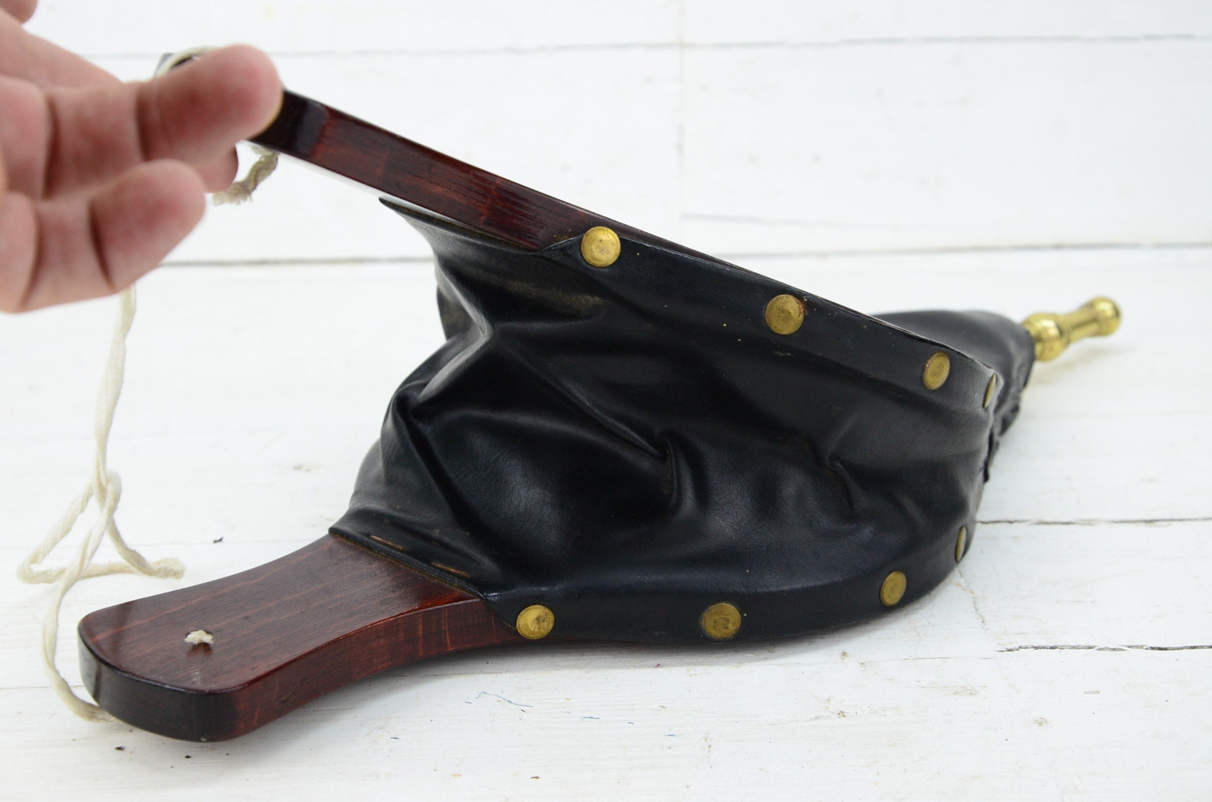 Old blower bellows for fire Vintage Bellows Fire Bellows Etsy