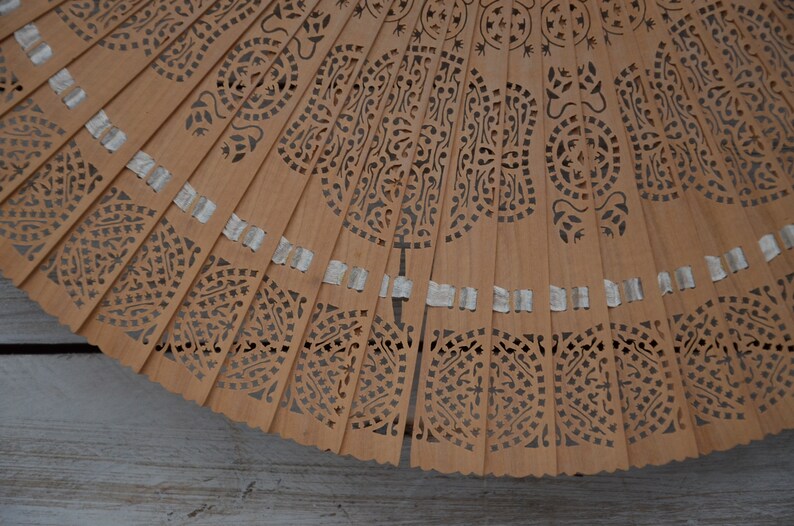 Retro Fan Wooden Fan Vintage Wooden Hand Fan Hand Pan