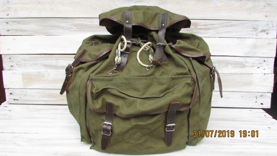 big canvas backpack
