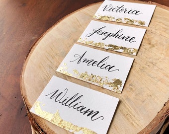 Custom Name Gift Tags, Personalized Gift Tags, Calligraphy Name