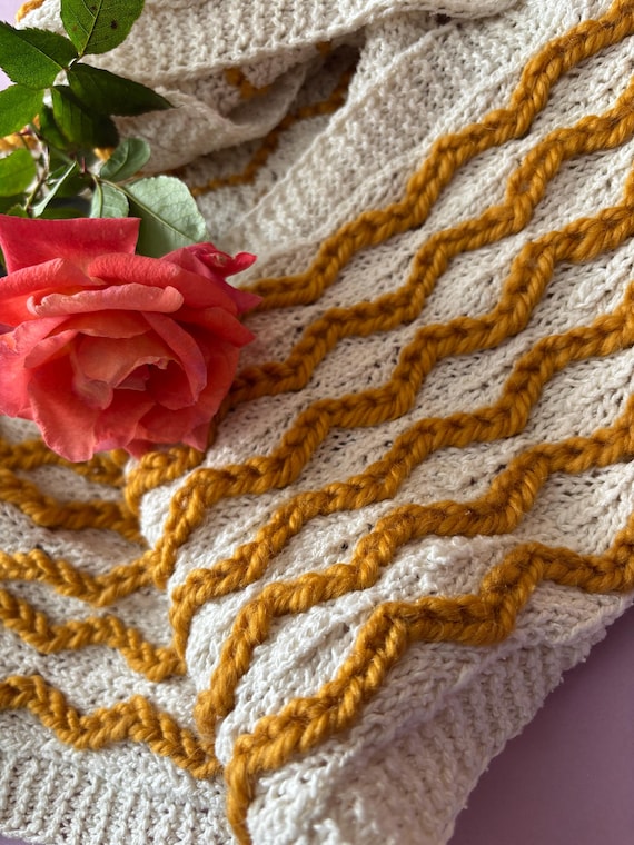 Scarf Knitting PATTERN | Autumn | Beginner Friendly (PDF)