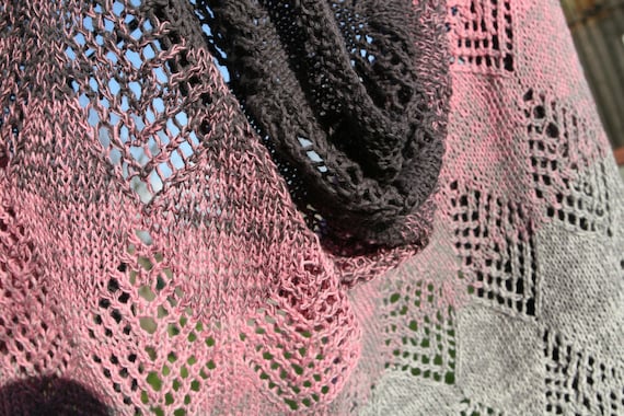 Knitted Shawl | Colorful Dreams | Ready-made