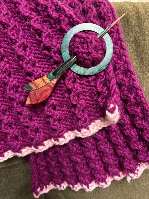 Headband and Scarf Knitting Pattern | Berry | Beginner Friendly (PDF)
