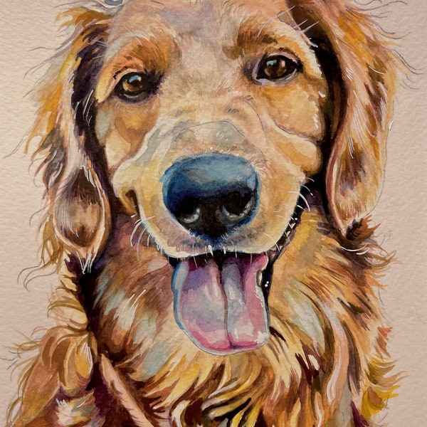 Watercolor Pet Portrait