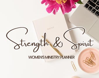 Women's Ministry Planner | Faith-Based Devotional Journal (Printable PDF)