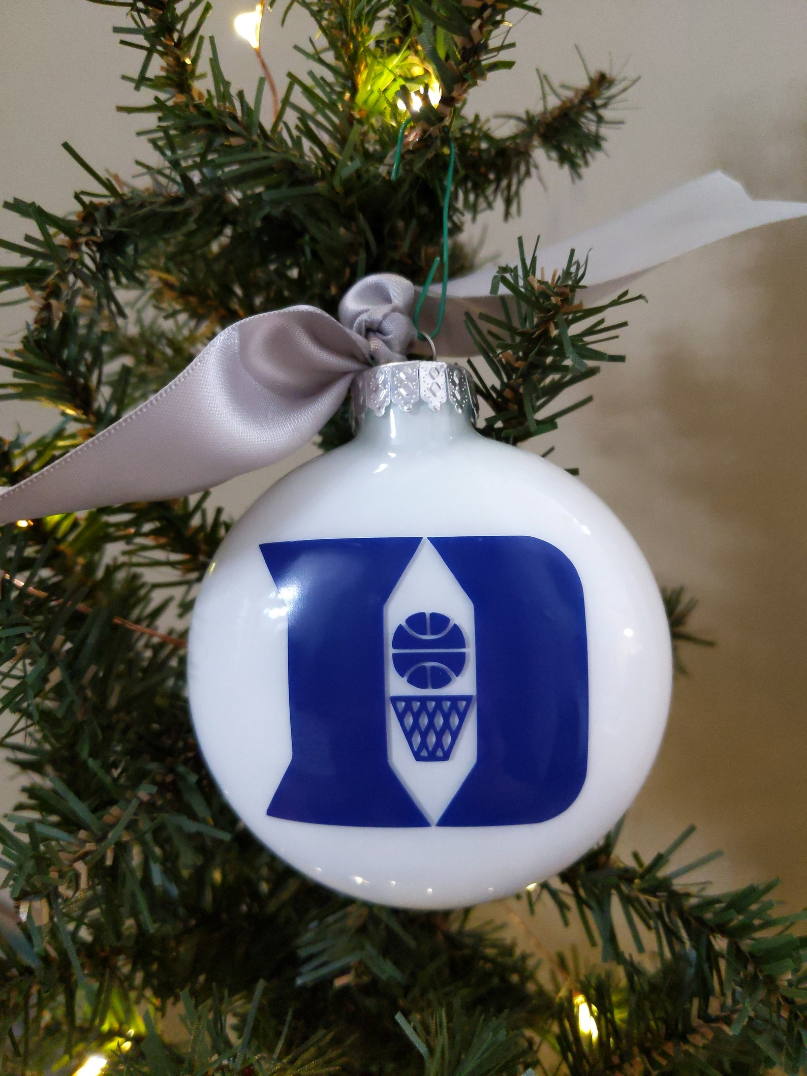 College Christmas ornament for Duke Etsy