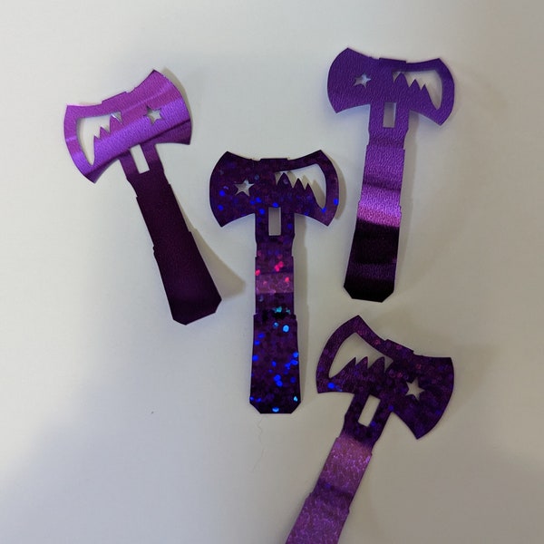 SFA lumberjack axe party confetti