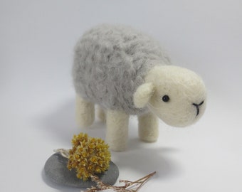 Felted Herdwick SHEEP British breed woolly spring lamb small gift keepsake