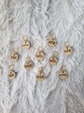 Wooden Sweater Instructional Stitch Markers, Knitting tool for following knitting patterns, helpful progress keepers, set of 10