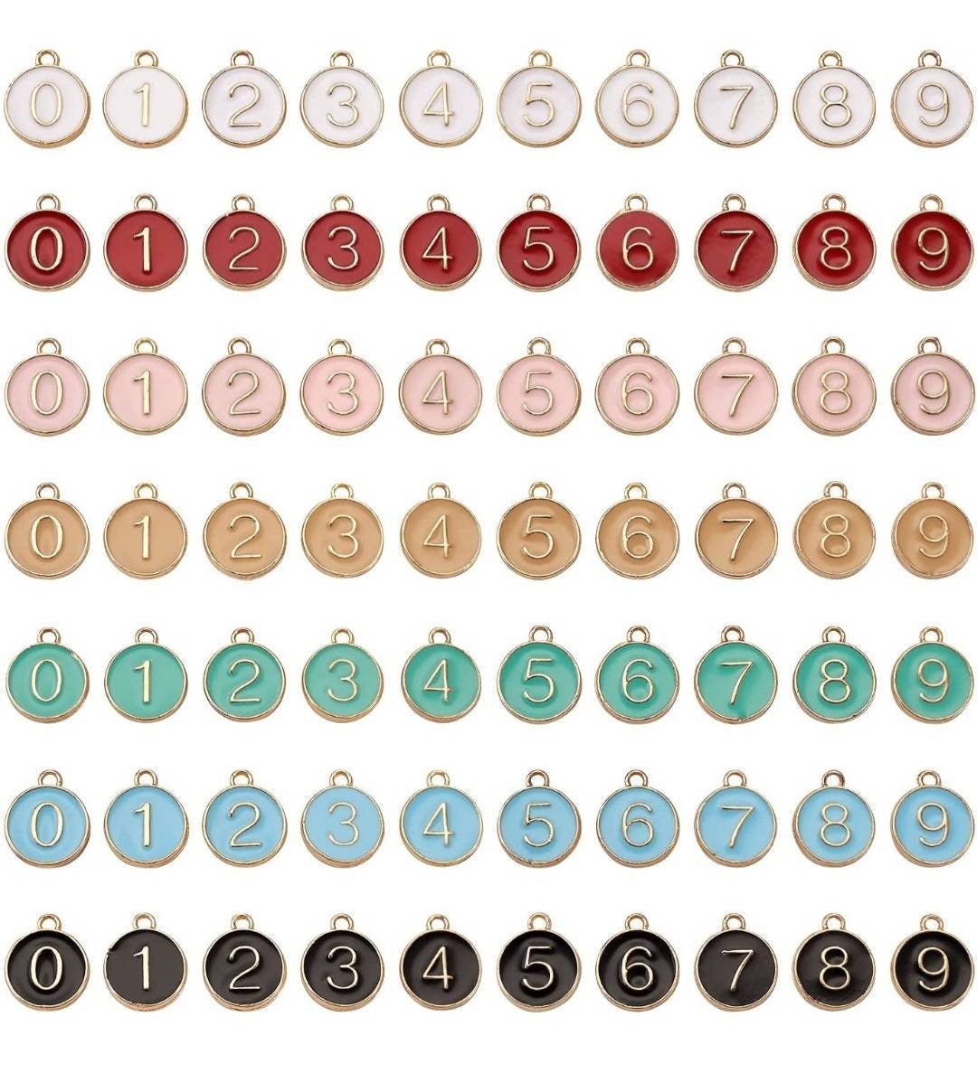 Stitch markers with numbers, progress keepers, knitting row counter, fits up to us eight or thirteen knitting needles