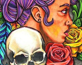 Purple Hair Girl