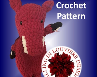 MUSTER NUR Razorback Crochet Lovey Pattern
