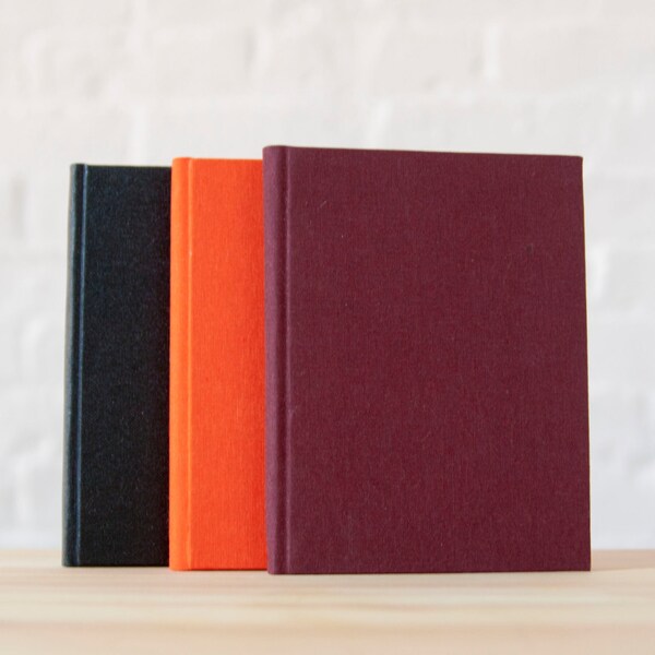 Small Maroon Bookcloth Hardcover Notebook | Journal | Sketchbook