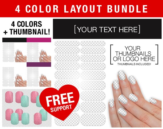 Download Sale Display Layout Bundle 4 Colors Thumbnail - Free Mockup Image | Download PSD Mockup Frame