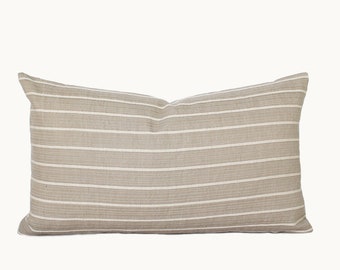 Taupe Textured Pillow Cover