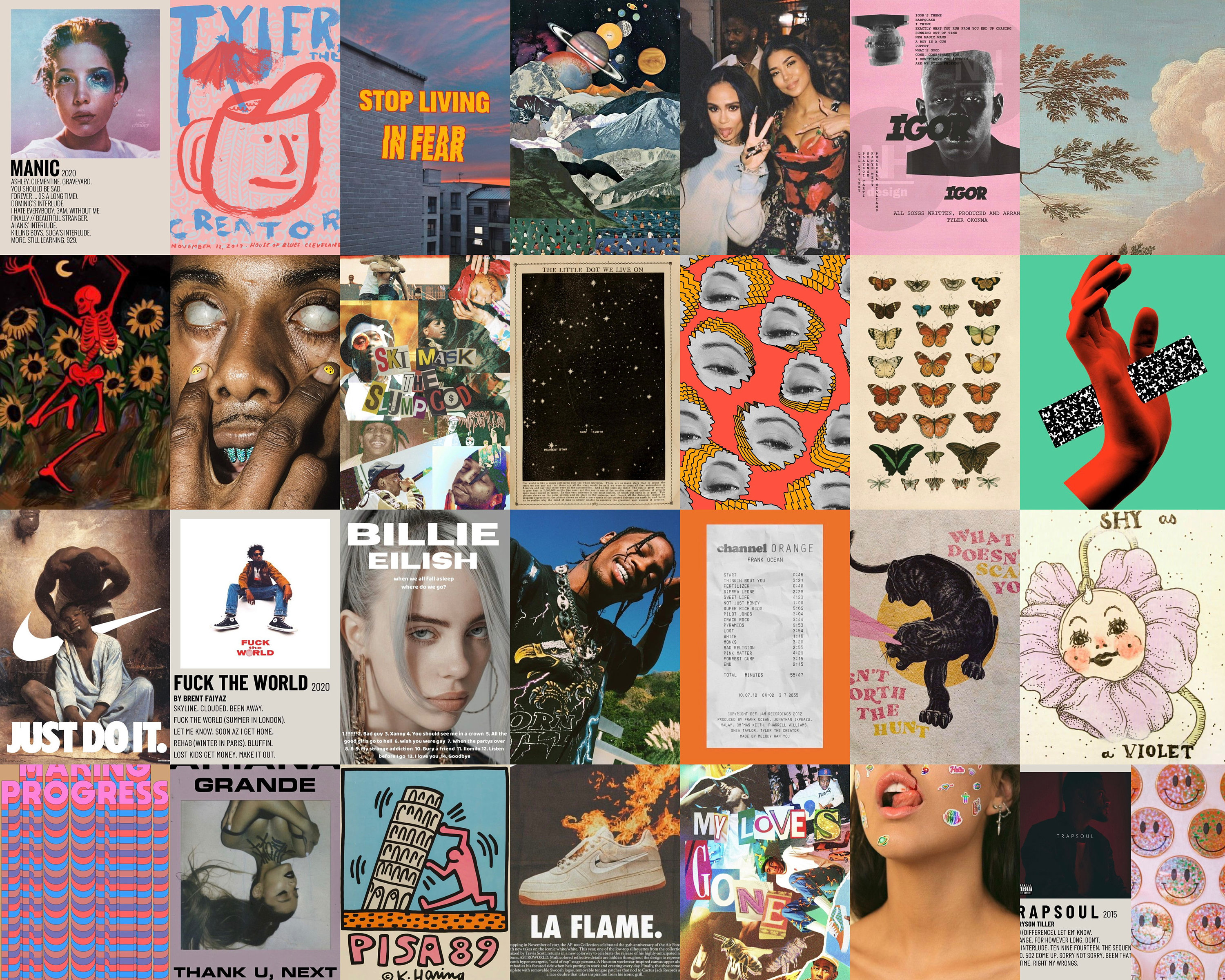 Music Aesthetic Wall Collage Kit Vsco Collage Kit Vsco Etsy India