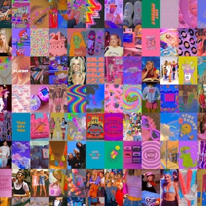 May include: A colourful collage of images from the 90s and early 2000s. The collage includes images of popular culture icons, fashion trends, and music from that era. Some of the text in the collage includes "That 90s Vibe", "21st Century Sucks", "Calm Calm Calm", "Stay Sunny", "Old Ways Won't Open New Doors", and "Lizzie McGuire".