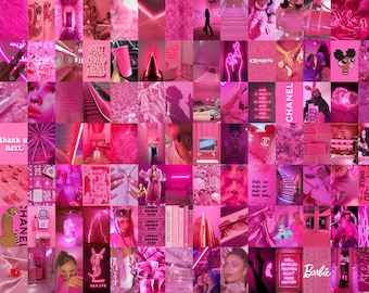 80 PINK, BOUJEE, BADDIE Collage Aesthetic. Set of 80 Pictures! Digital  Prints