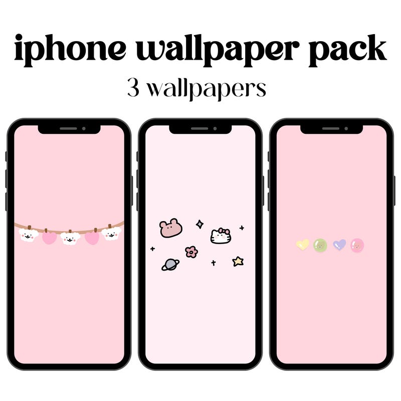 Pink Ios Lockscreen Pink Lockscreen - Etsy