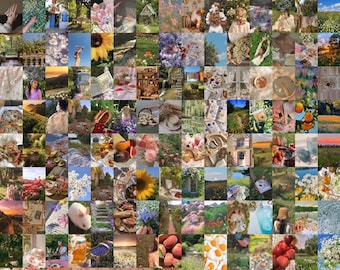Cottagecore Wall Collage Kit, Cottagecore Aesthetic Collage Kit, Cottagecore Wall Collage, Cottagecore Decor (DIGITAL DOWNLOAD) 128 PCS