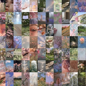 Cottagecore Wall Collage Kit, Cottagecore Aesthetic Wall Collage, Cottagecore Wall Decor, Cottagecore Art Prints (DIGITAL DOWNLOAD) 100 PCS