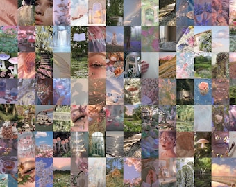 Cottagecore Wall Collage Kit, Cottagecore Aesthetic Wall Collage, Cottagecore Wall Decor, Cottagecore Art Prints (DIGITAL DOWNLOAD) 100 PCS