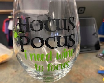 Halloween Wine glass svg