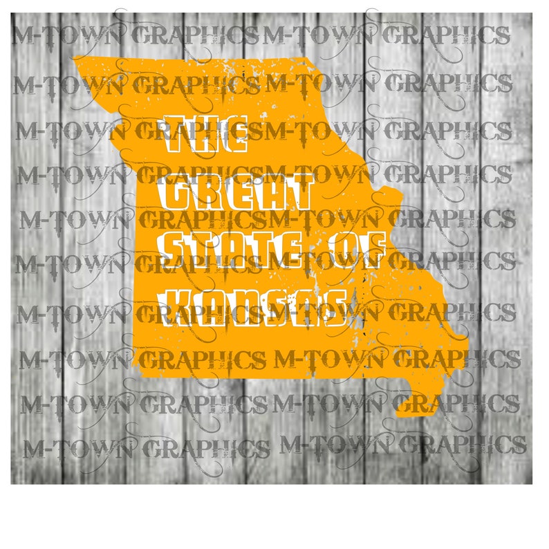 The Great State of Kansas SVG