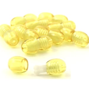 clasps pop safety for amber necklace bracelet plastic jewelry lemon yellow