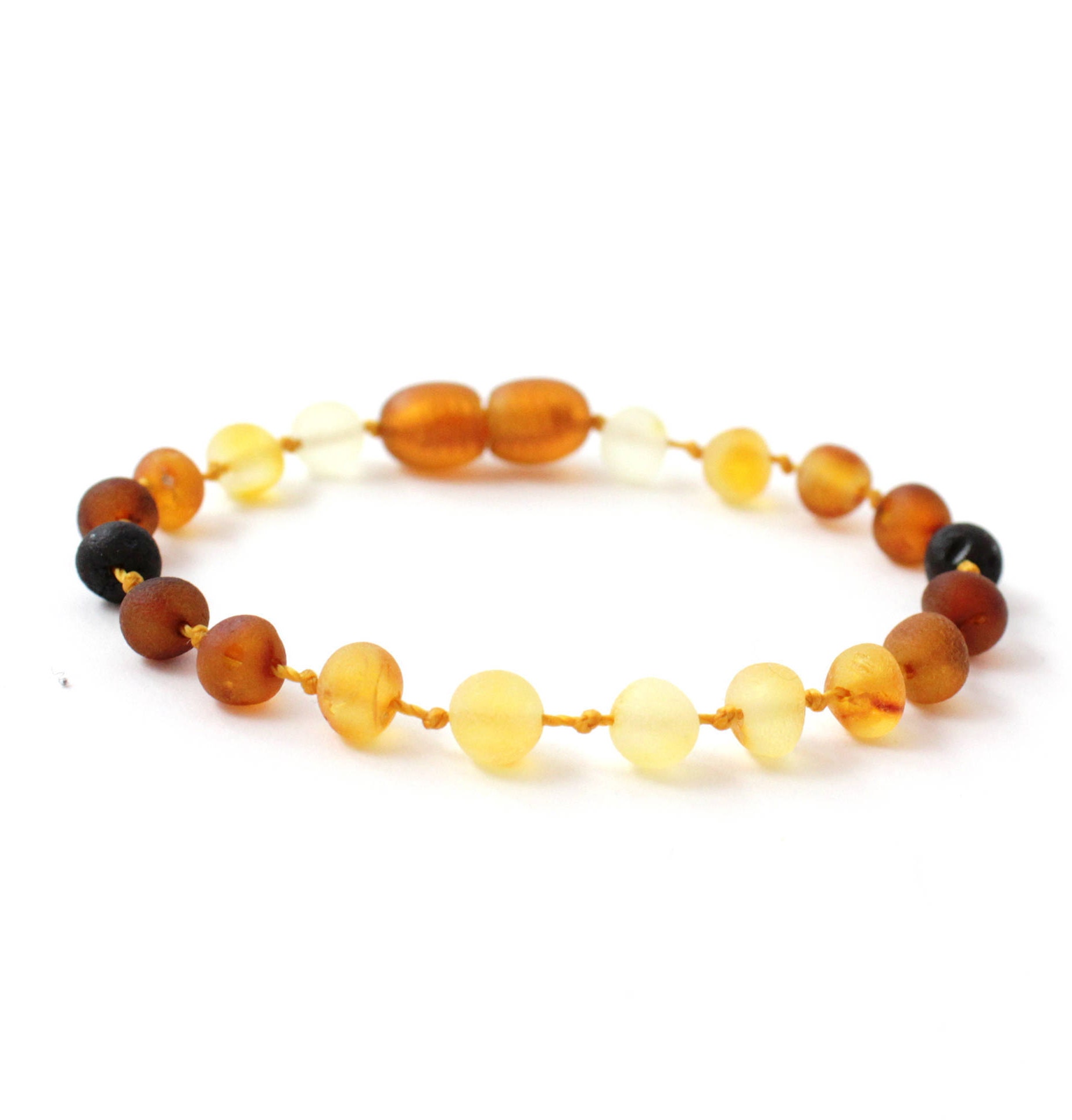 amber teething anklets
