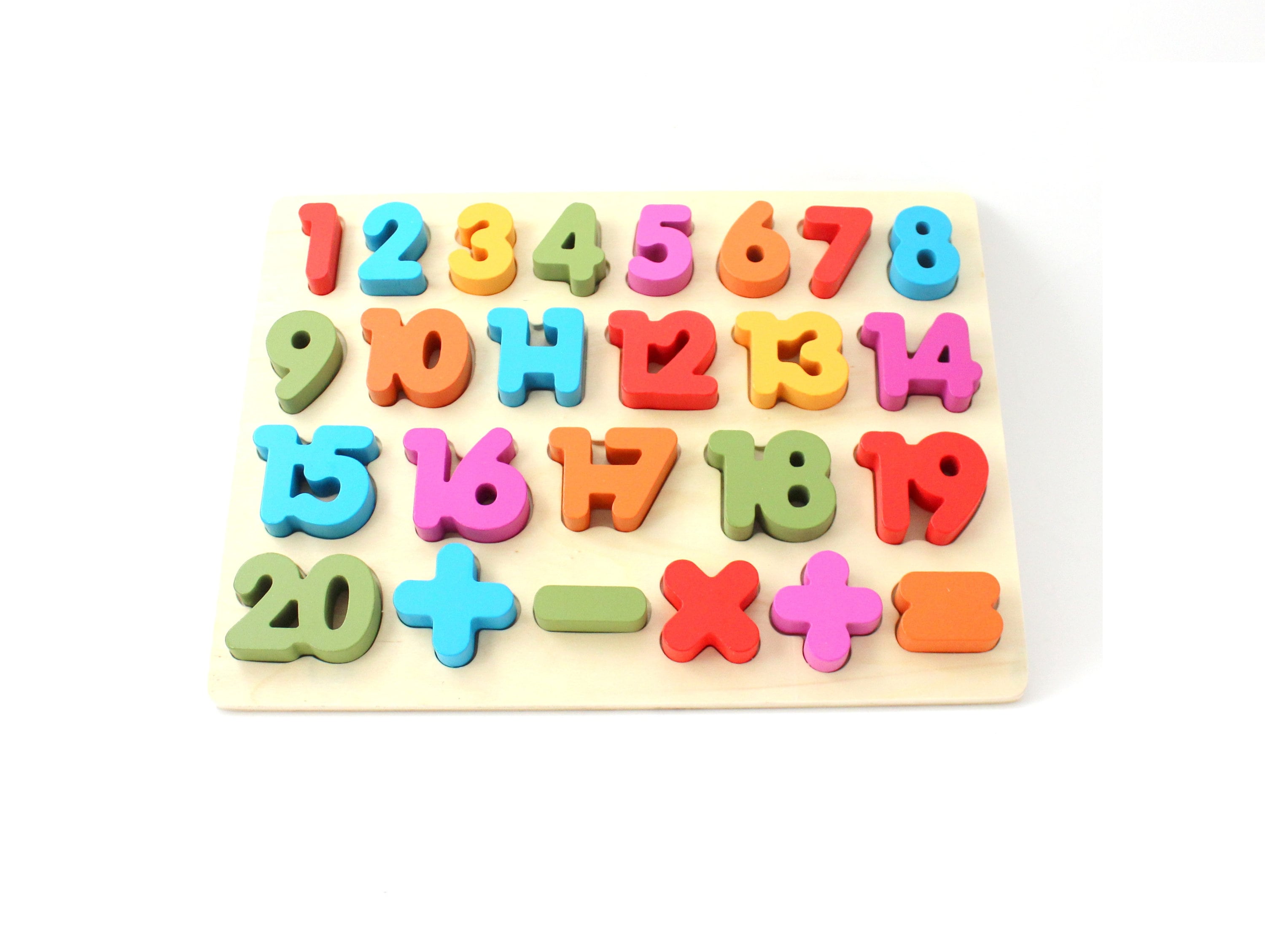 English Alphabet Wooden Toy Games for Kids Early Learning Mathematics Numbers 