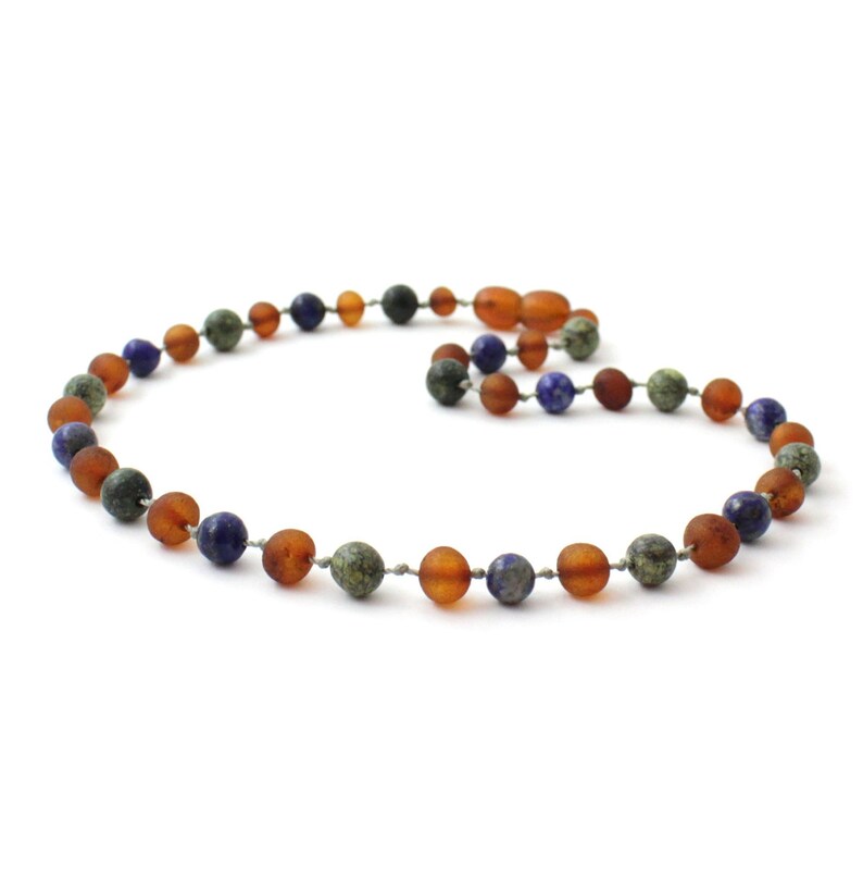 stone teething necklace