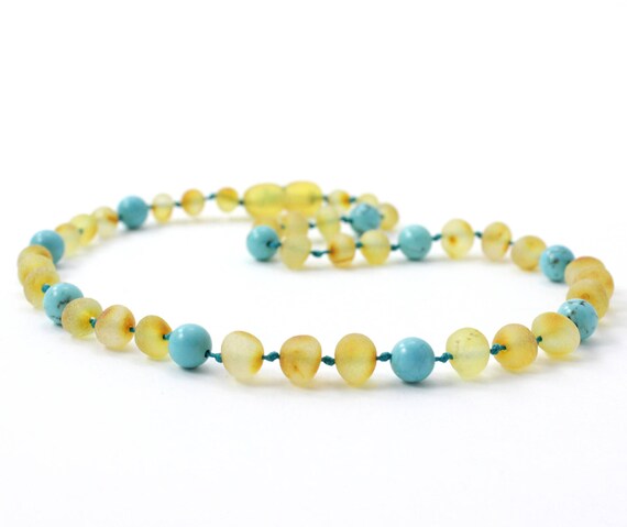 genuine amber teething necklace