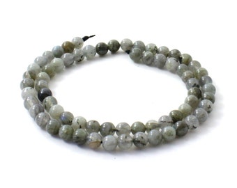 リバーストーン ラウンド 4mm  ブレスレット [X1840] No.B30〈リバーストーン〉8mmブレスレット | Aloha Coco