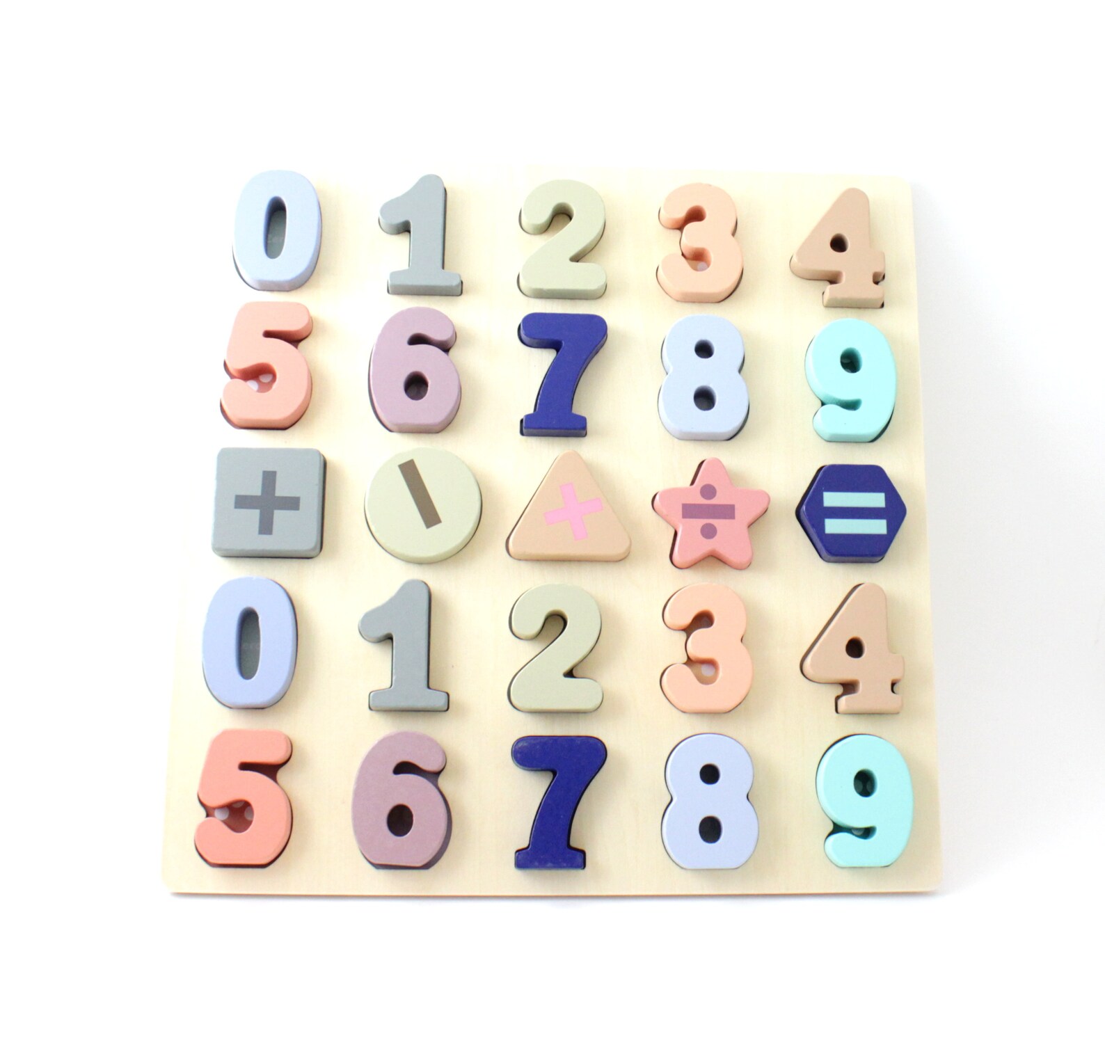 Wooden Number ABC Puzzles Puzzle Alphabet Letter Learning | Etsy