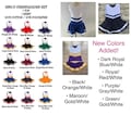 Cheerleading Outfits 2 Piece Top and Skirt FAST SHIPPING