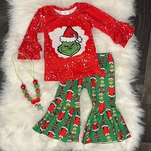 Grinch Pajamas - Etsy