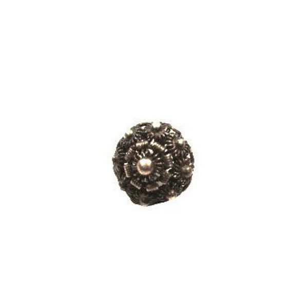 Silver Dutch Blackberry or Zeeuwse (Province in Southeastern Netherlands) Peasant Button c. 19th Century 3/4 Inch Diameter