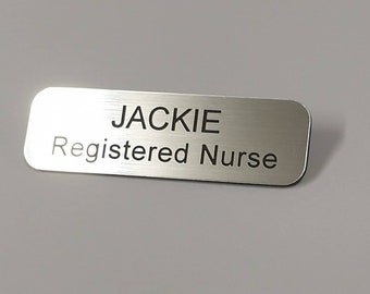 Personalised Engraved name badge, nursing Name tag, personalised, Teachers Gift, Secret Santa
