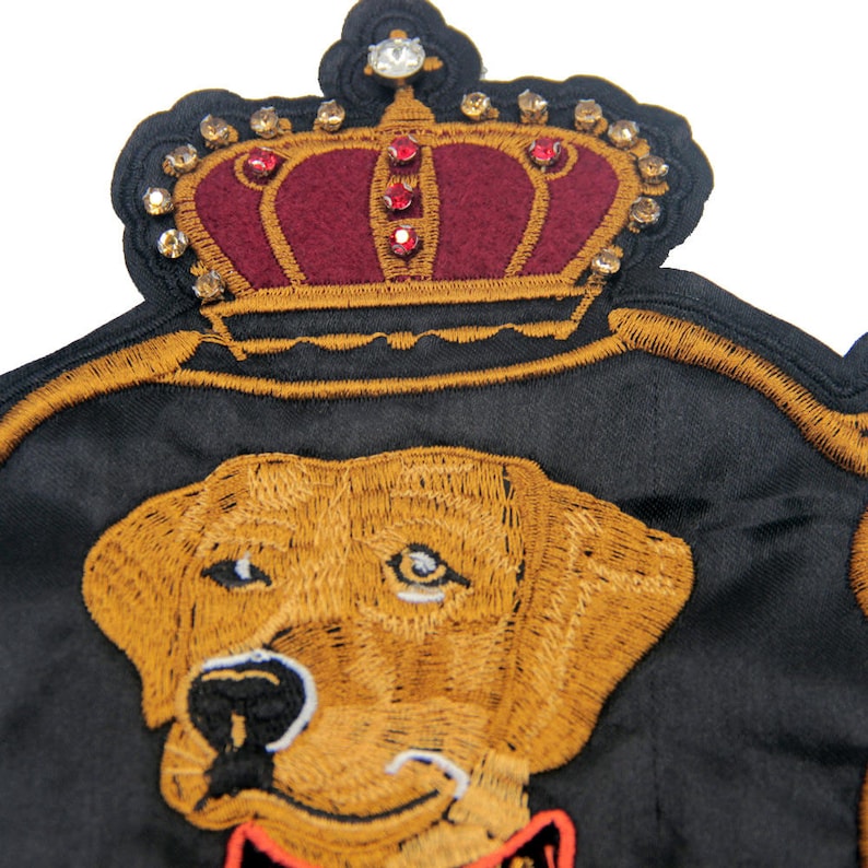 1pc Fashion Dog Patch handmade Dog Patch With Crystal Lovely Etsy