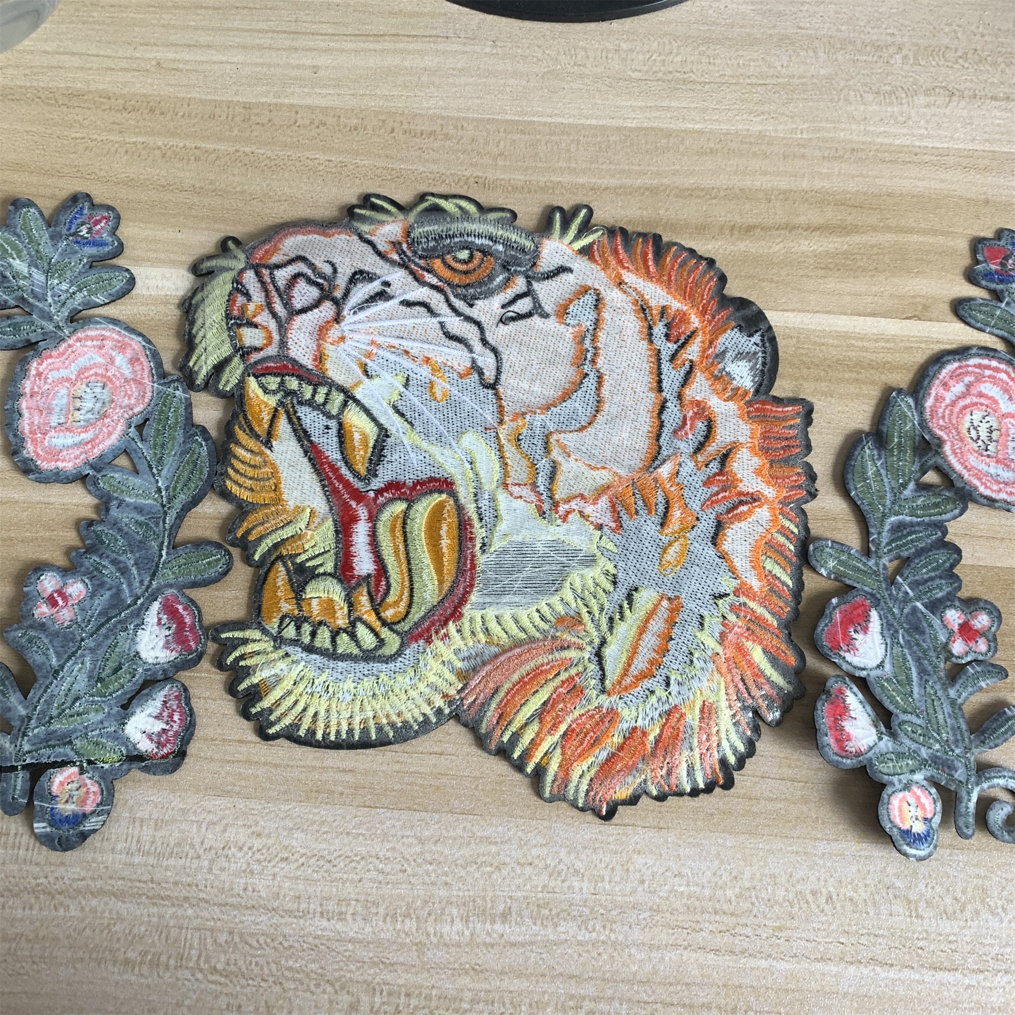 Toppa Tigre Africa Toppa Ricamata Tigre, Da Applicare A Ferro O - Foto 8