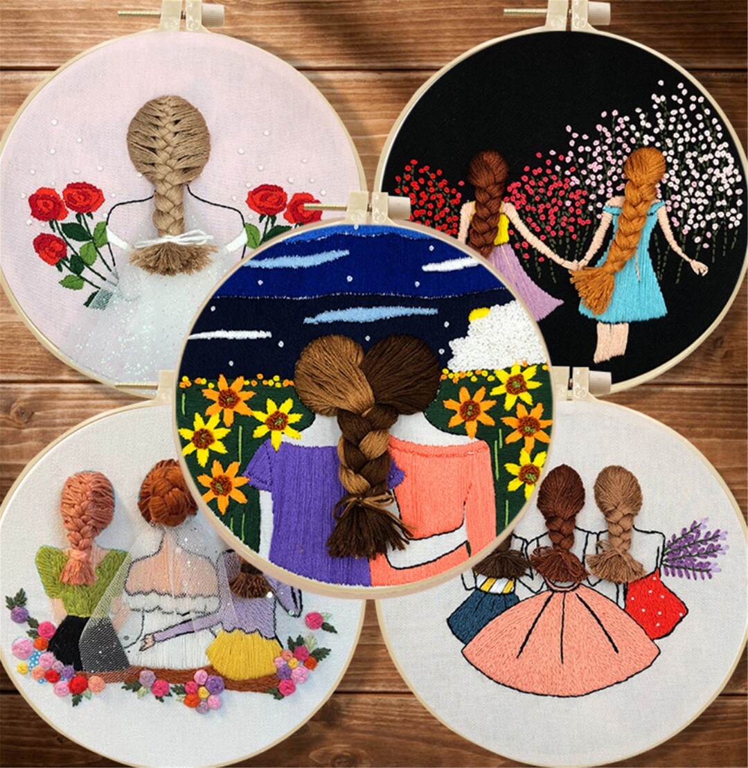 Beginner Embroidery Kit European Embroidery Hand Embroidery Full Kit