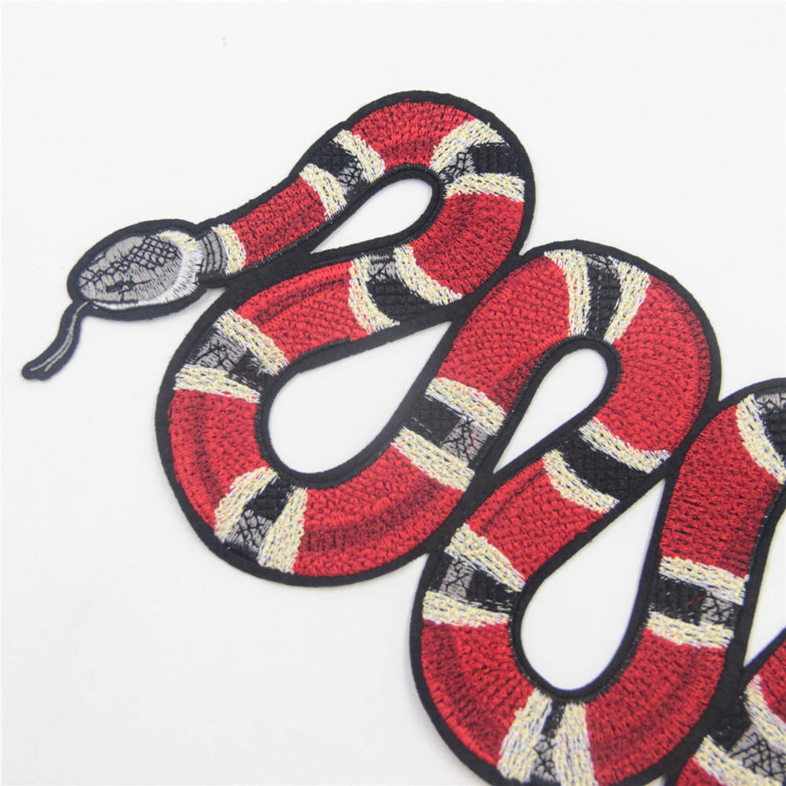 Big Snake Patch5.910.6 Inches Embroidery Patch Embroidery | Etsy