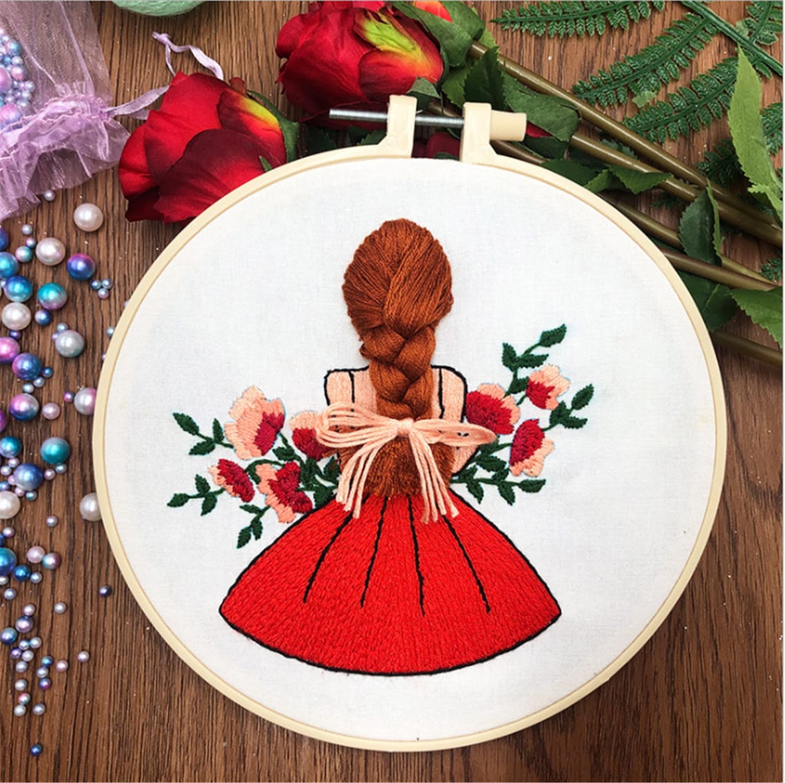 Kit de broderie débutant Broderie européenne