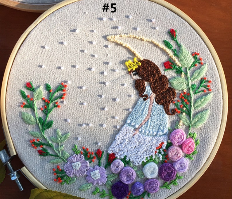 Beginner Embroidery Kit European Embroidery Hand Etsy