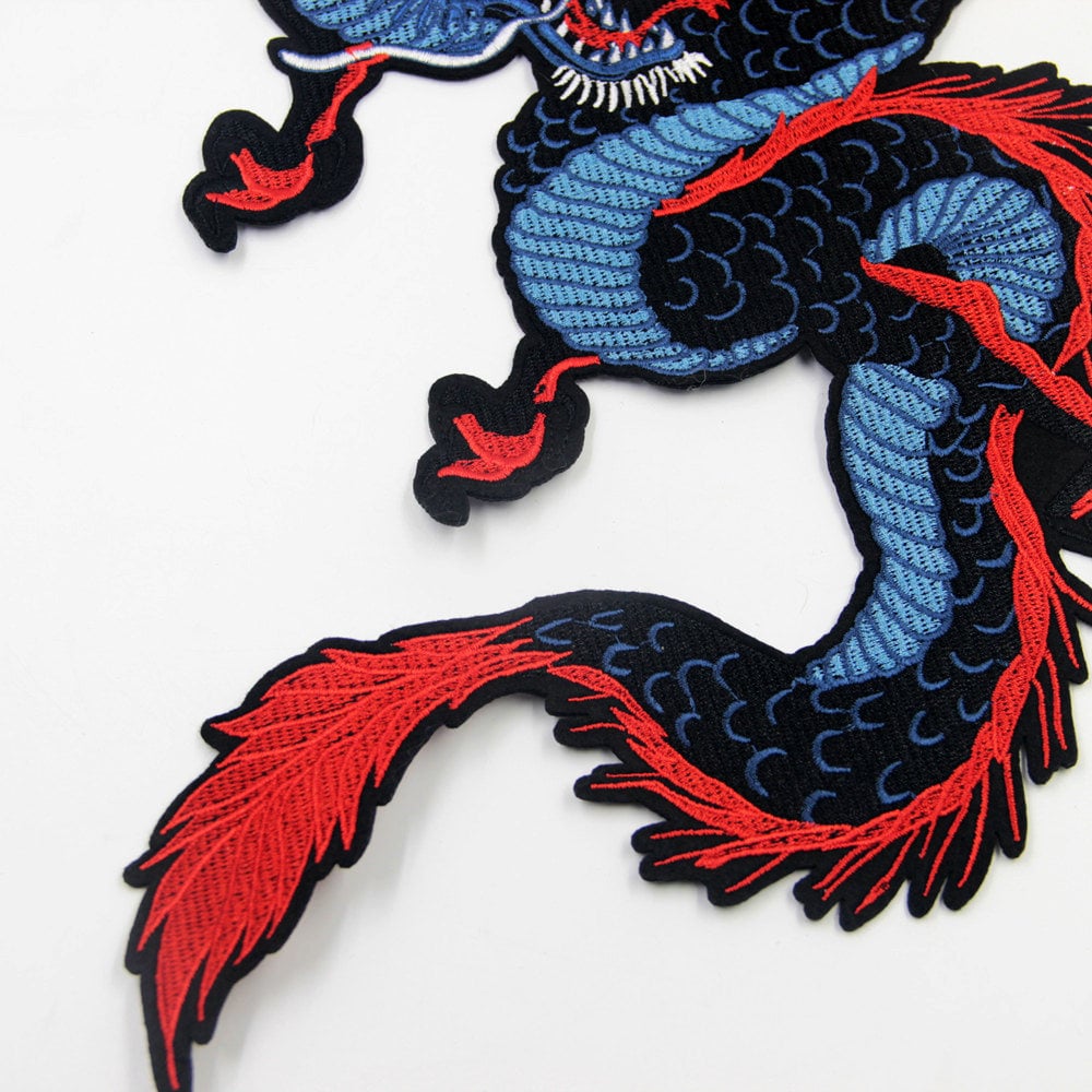 1pc Chinese Dragon Embroidered Patch Dragon Applique for Etsy UK