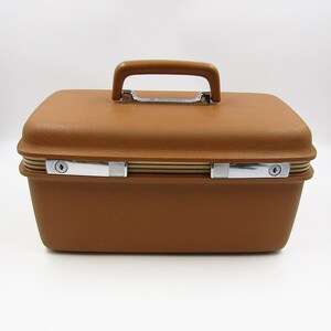 Vintage Hard Shell Train Travel Cosmetic Makeup Case Samsonite
