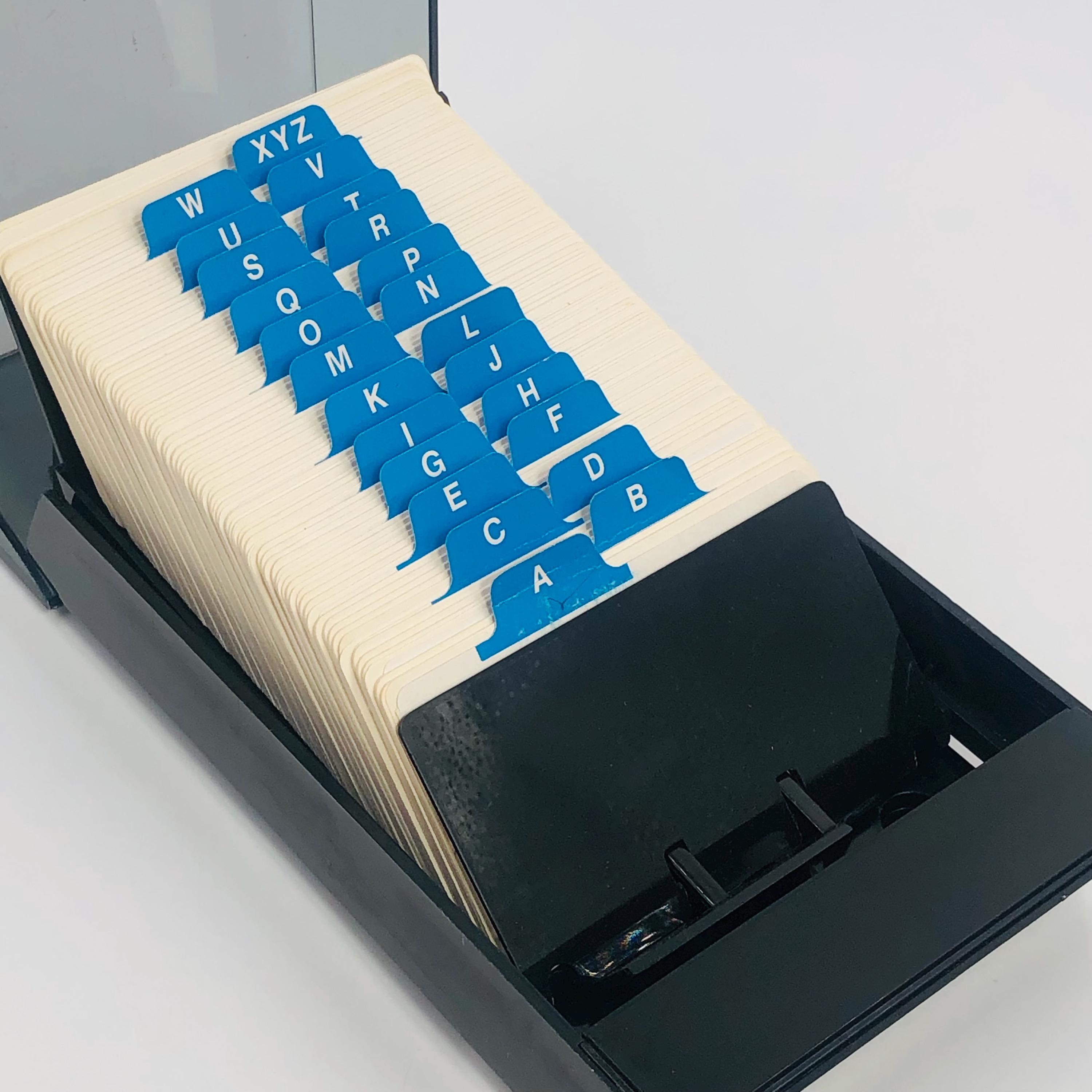 Rolodex 3 X 5 Index Cards Address Finder Telephone A to Z List Finder ...