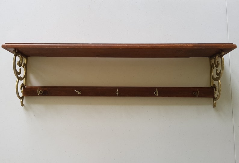 Holz Mantel Rack Regal Halle Baum Haken Eingang Foyer Schlamm | Etsy
