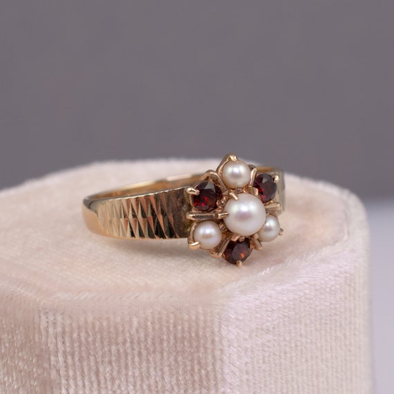 Yazilind Bague pour Femme avec Une Marquise Vintage Couleur Or Rose avec zircons cubiques et Opale